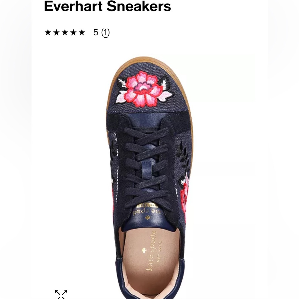 NWOT Kate Spade Everhart Sneakers - Size 6.5 - Picture 2 of 9